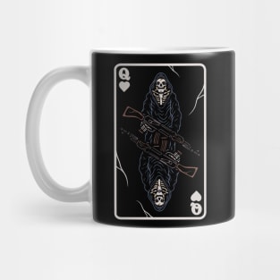 Gun and skull Mug